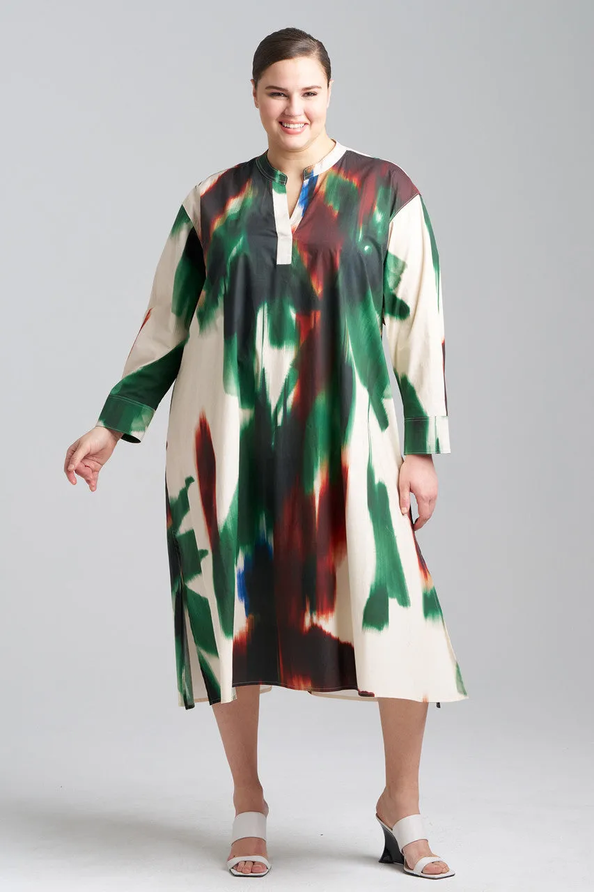 Amalfi Printed Cotton Poplin Oversized Shirtdress sold by Natori product image thumbnail 3