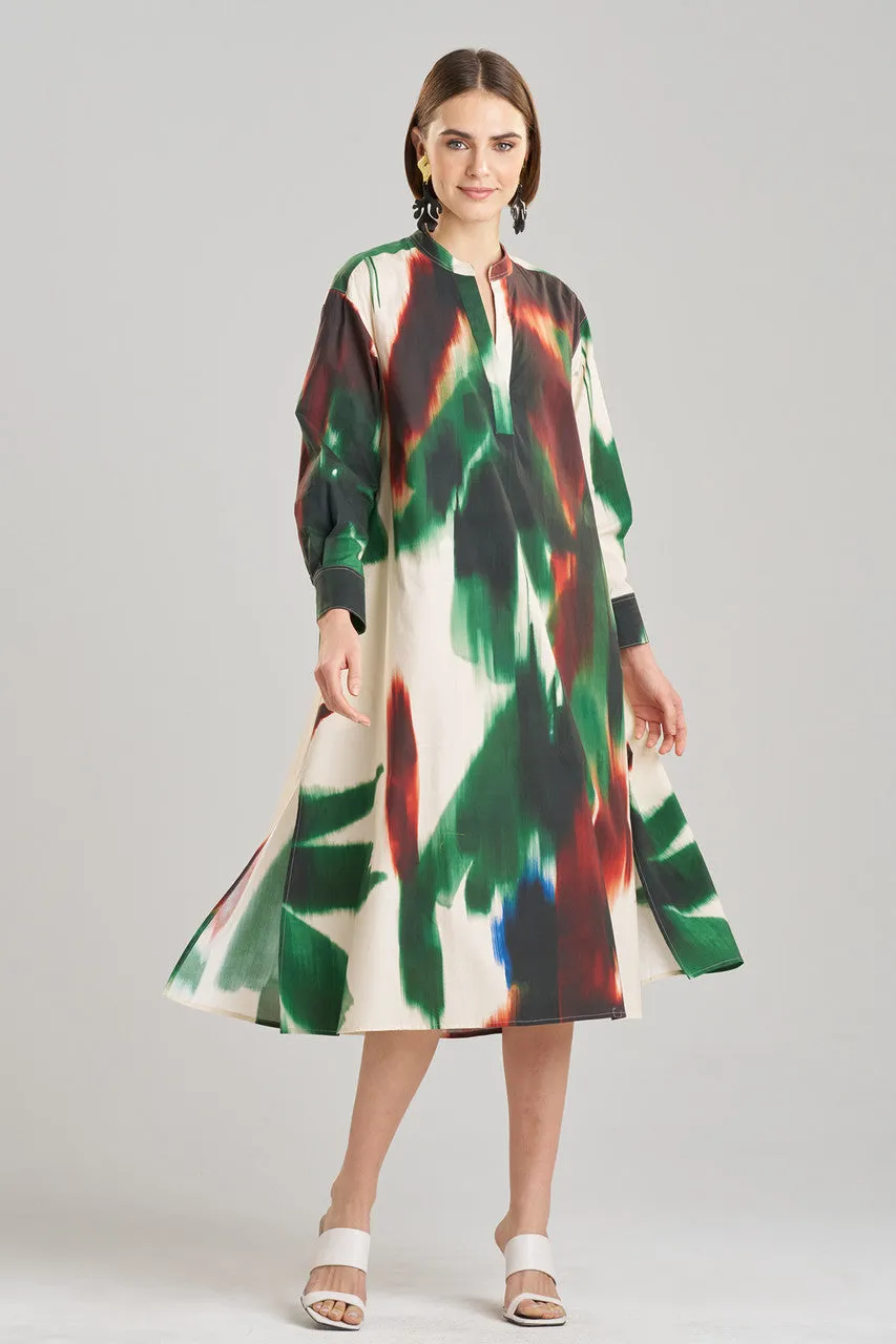 Amalfi Printed Cotton Poplin Oversized Shirtdress sold by Natori
