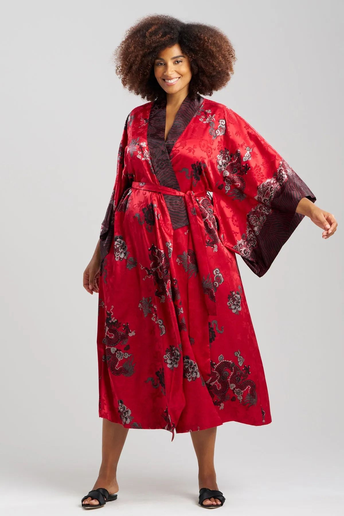 Imperial Dragon Jacquard Robe sold by Natori product image thumbnail 4