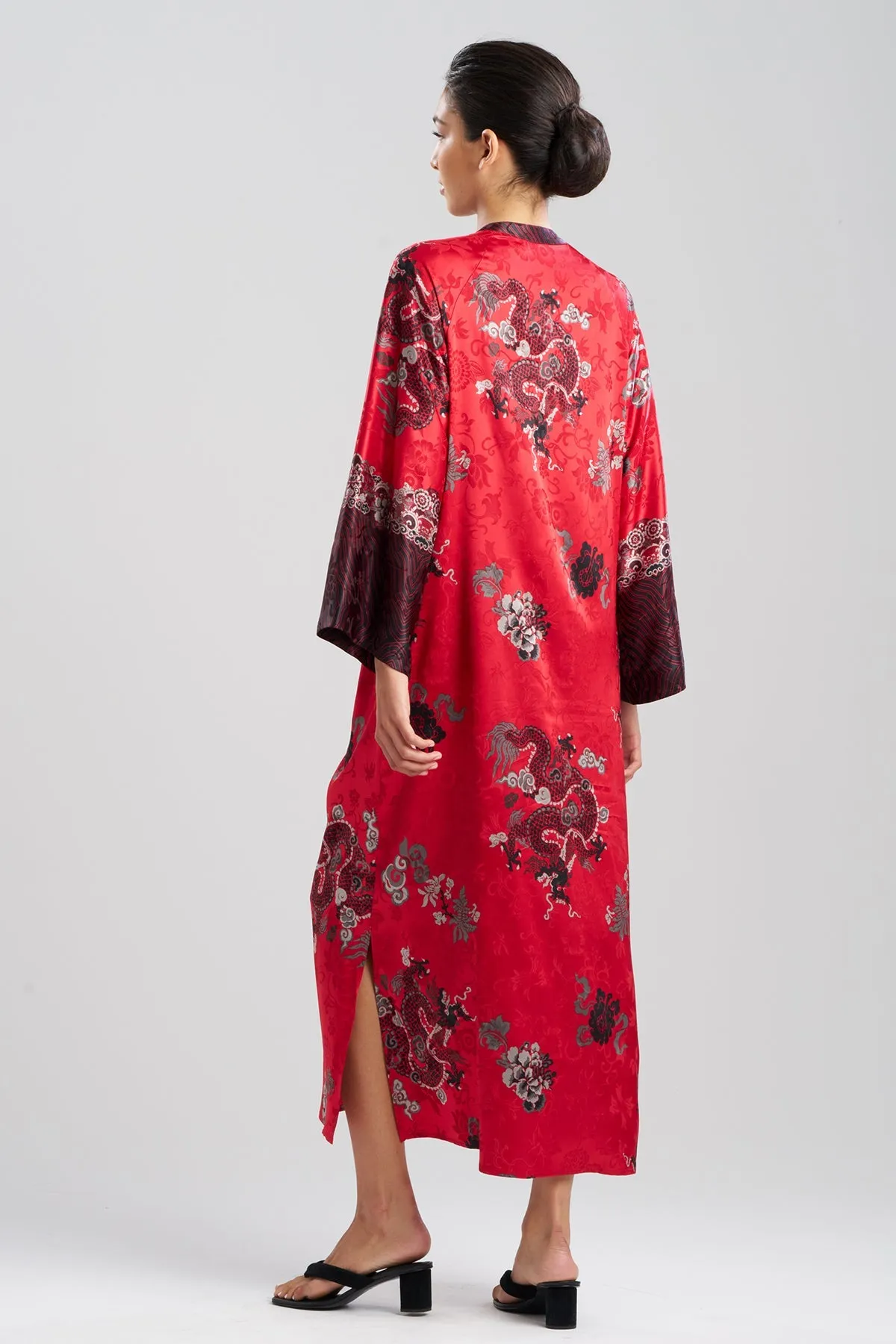 Imperial Dragon Jacquard Zip Caftan sold by Natori product image thumbnail 2