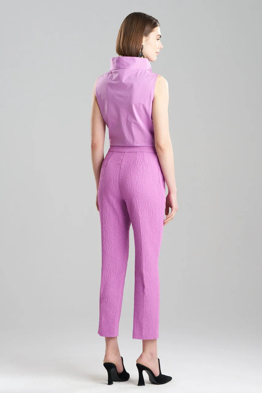Textured Cotton Jacquard Ankle Pants sold by Natori product image thumbnail 2