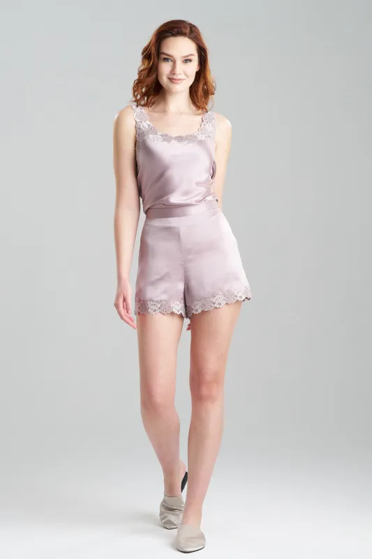 Rose Parfait Lace Trim Silk Shorts sold by Natori