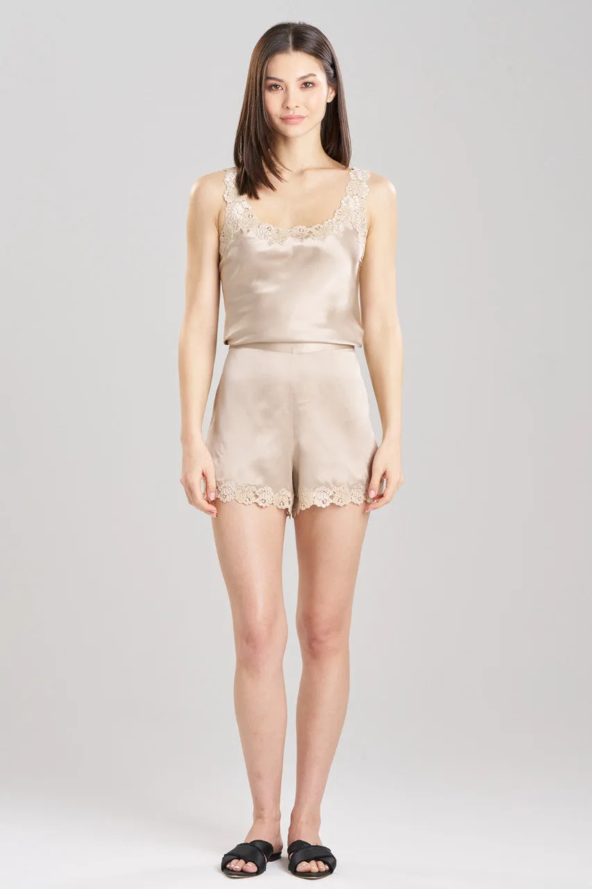 Rose Parfait Lace Trim Silk Shorts sold by Natori