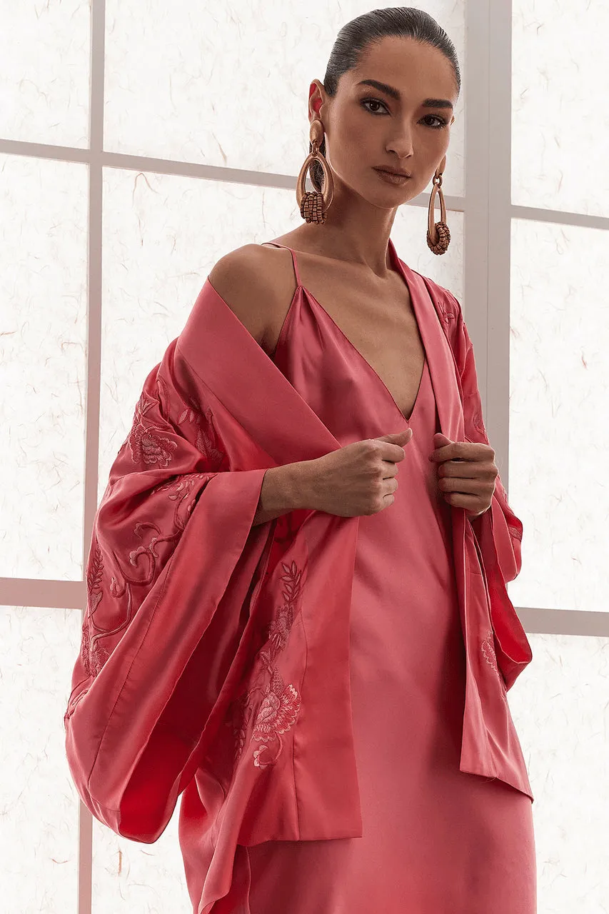 Couture Malaga Embroidered Silk Wrap sold by Natori product image thumbnail 4