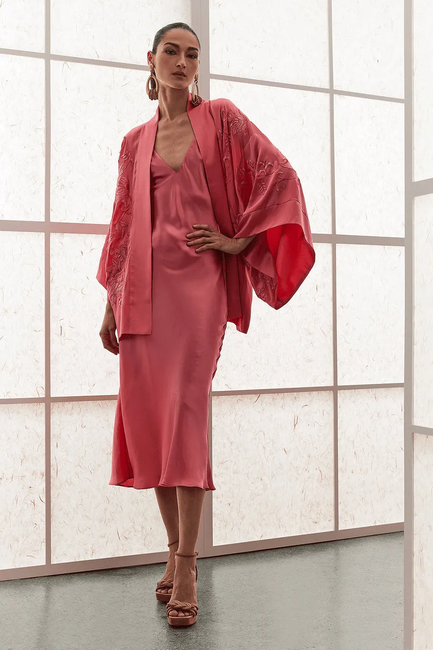 Couture Malaga Embroidered Silk Wrap sold by Natori product image thumbnail 3