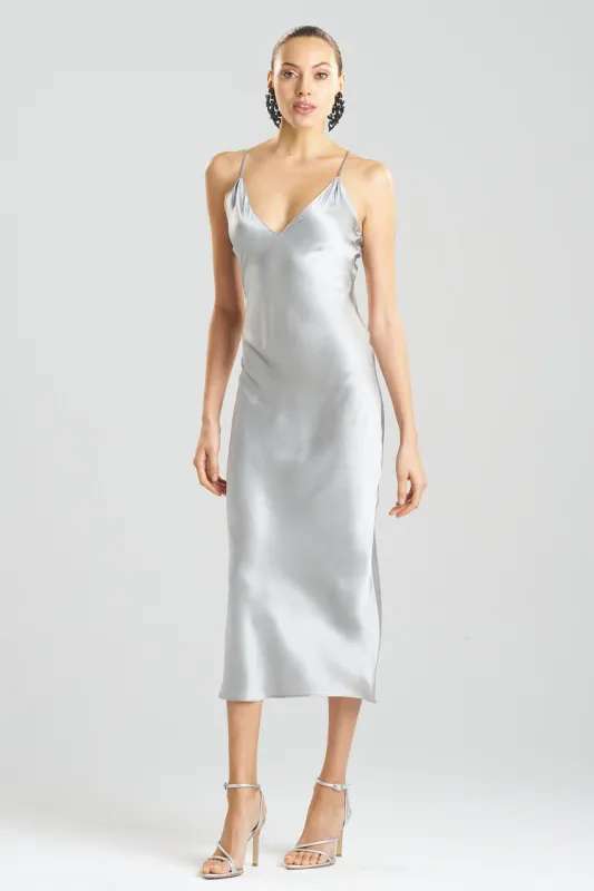 Key Essentials V-neck Silk Gown sold by Natori