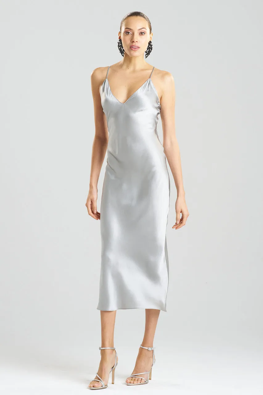 Key Essentials V-neck Silk Gown sold by Natori