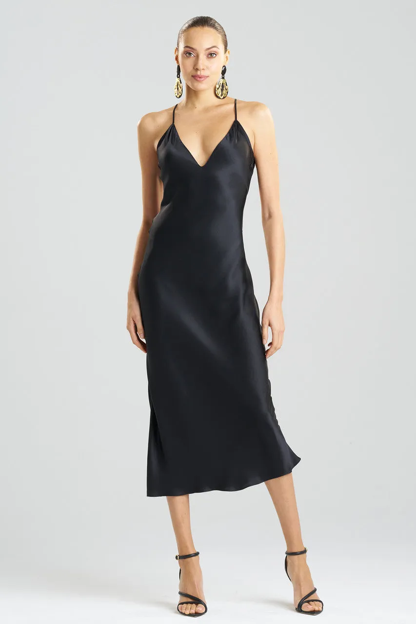 Key Essentials V-neck Silk Gown sold by Natori