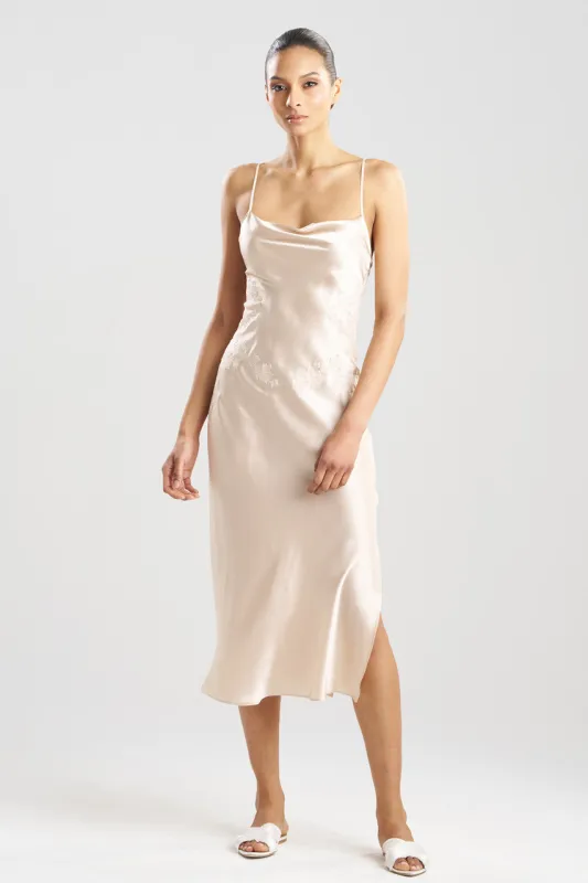 Lolita Lace Silk Slip Dress sold by Natori