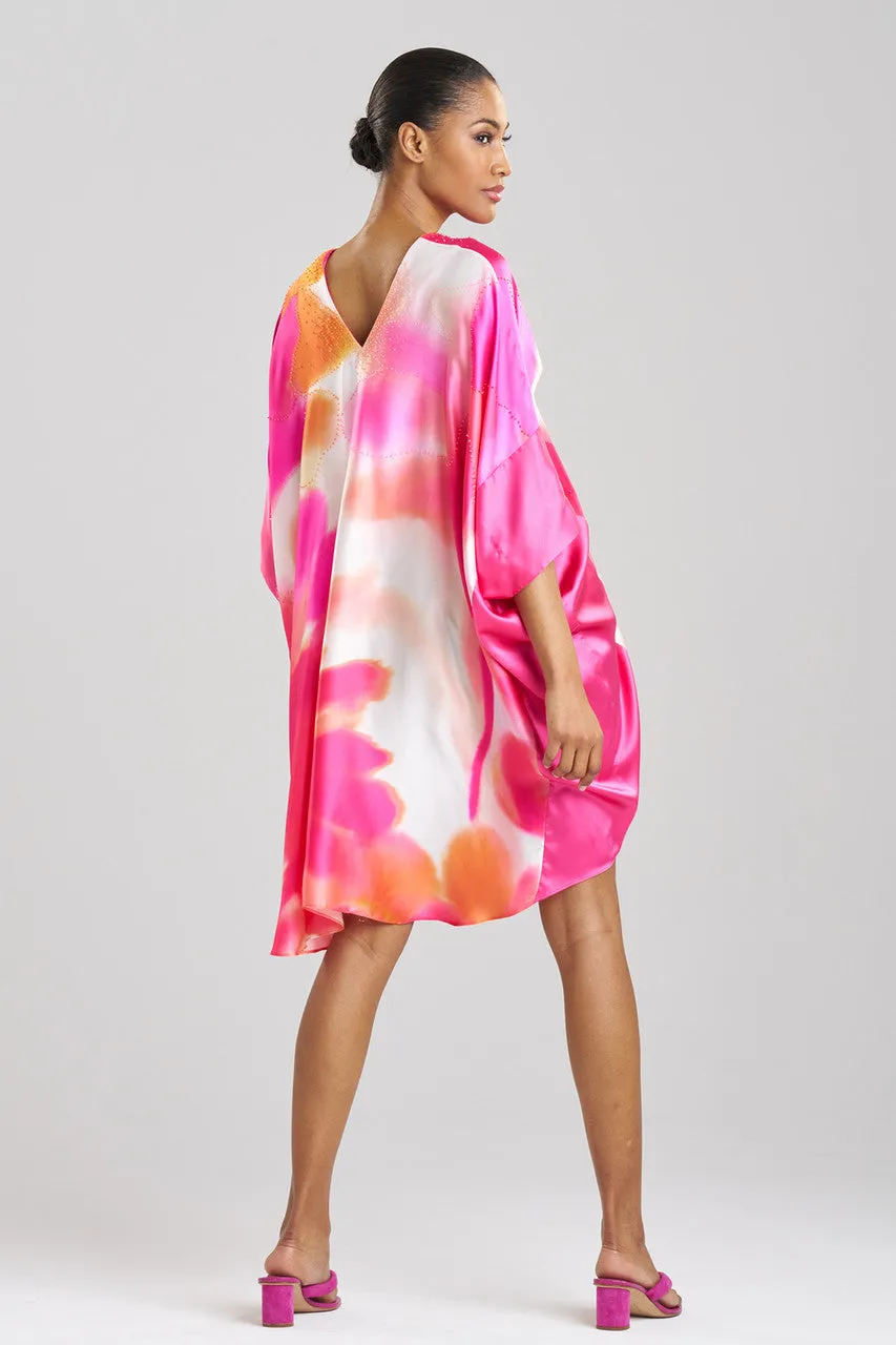 Malaga Embellished Short Silk Caftan sold by Natori product image thumbnail 2