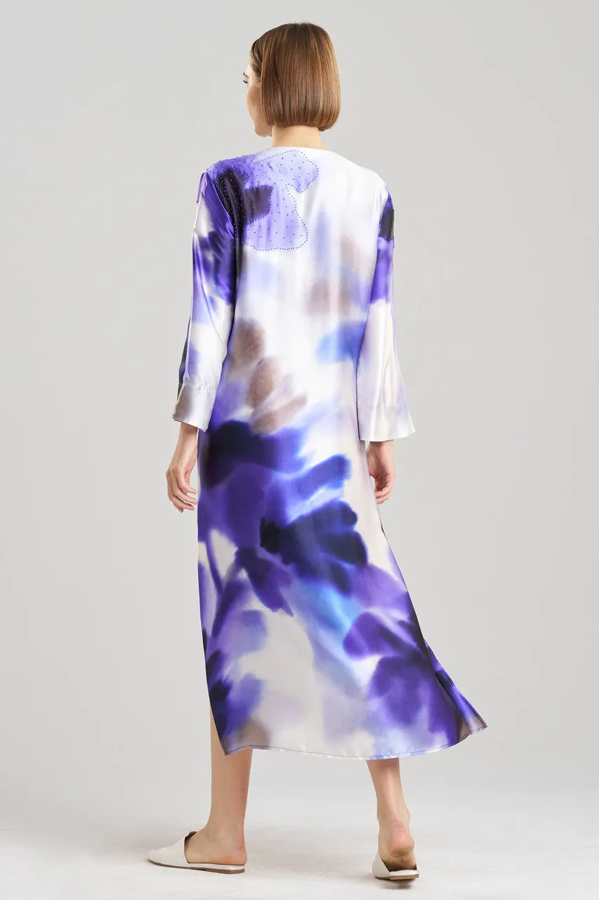 Malaga Embellished Silk Caftan sold by Natori product image thumbnail 2