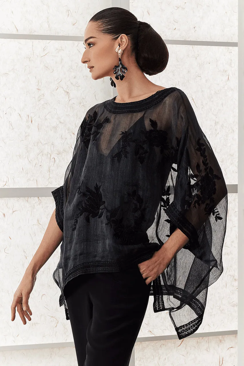 Gold Plated Leaf Long Two Tone Earrings sold by Natori product image thumbnail 3