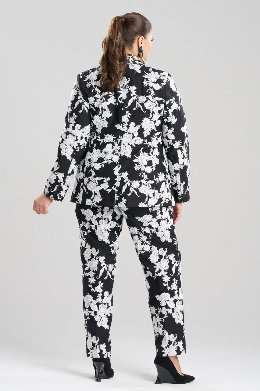 Tangier Embroidered Cotton Tailored Blazer sold by Natori product image thumbnail 5