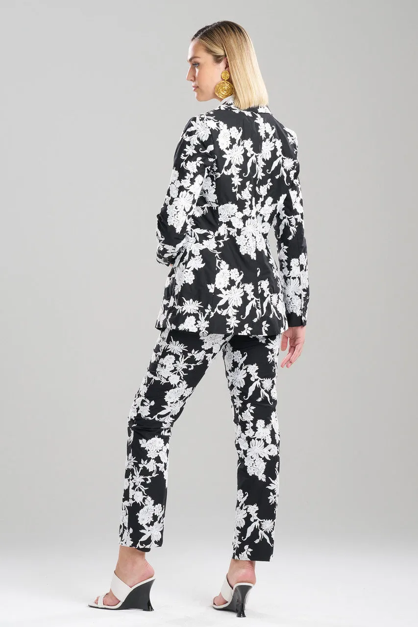 Tangier Embroidered Cotton Tailored Blazer sold by Natori product image thumbnail 3