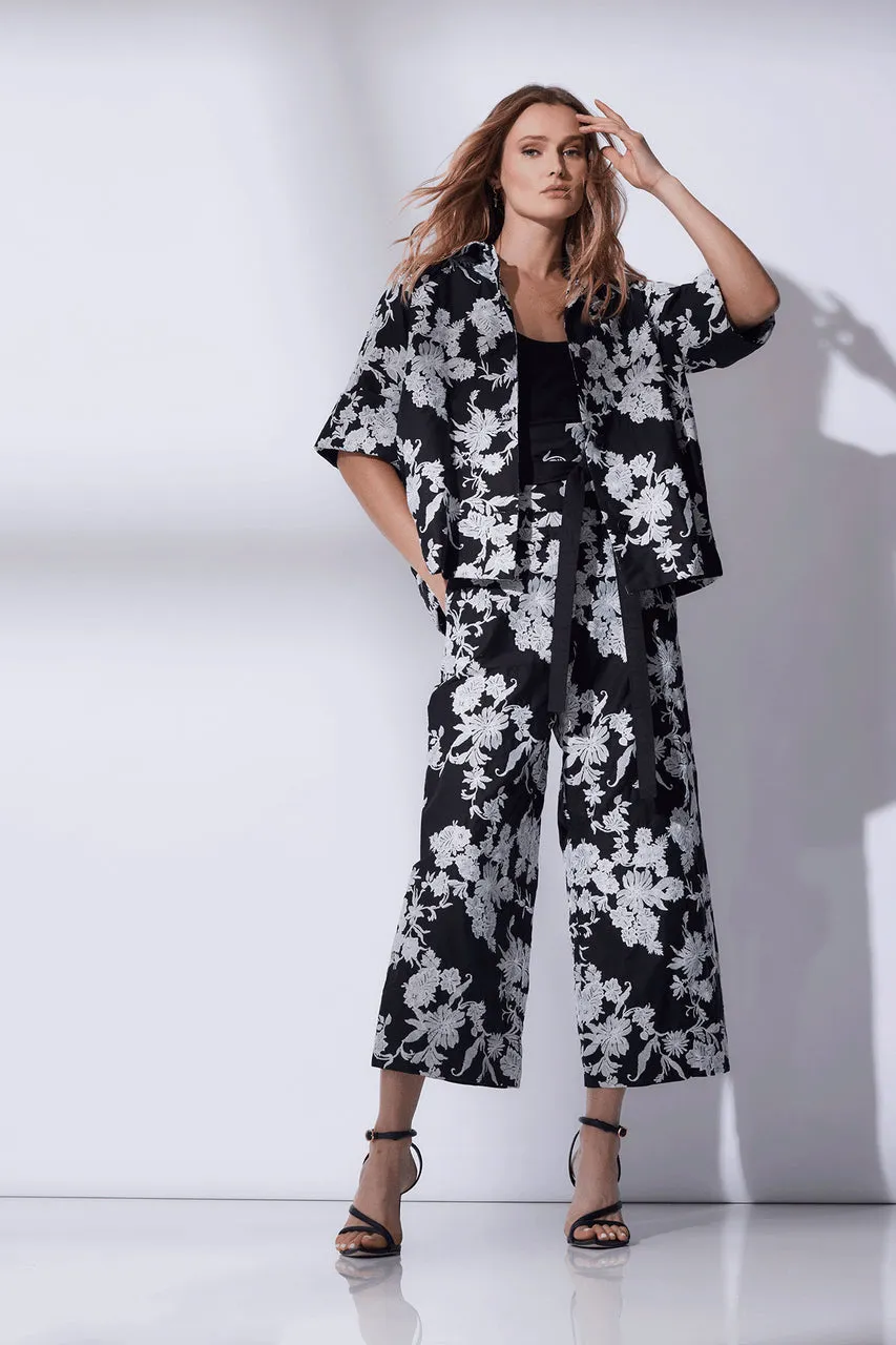 Tangier Embroidered Cotton Pants sold by Natori product image thumbnail 5