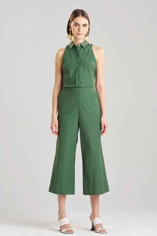 Techno Poplin Cropped Pants sold by Natori