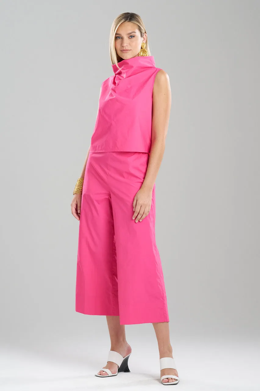 Techno Poplin Cowl Top sold by Natori