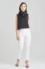 Techno Poplin Cowl Top sold by Natori