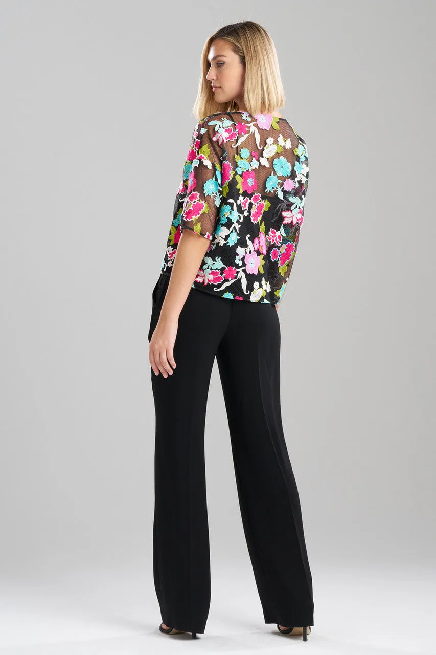 Tangier Embroidered Tulle Top sold by Natori product image thumbnail 3