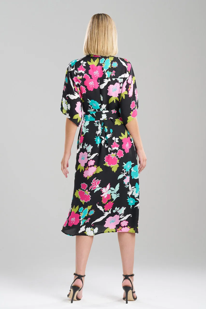 Tangier Printed Silk Georgette Shirtdress sold by Natori product image thumbnail 3