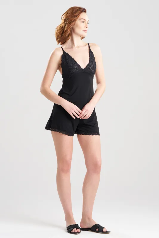Feathers Essentials Lenzing™ Ecovero™ Viscose Lace Applique Cami PJ sold by Natori