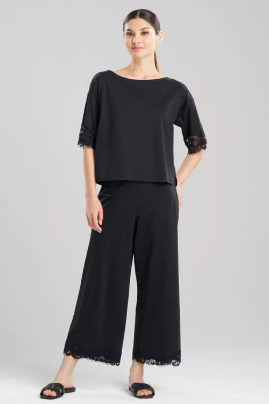 Bliss Harmony Lace Applique T-Shirt sold by Natori