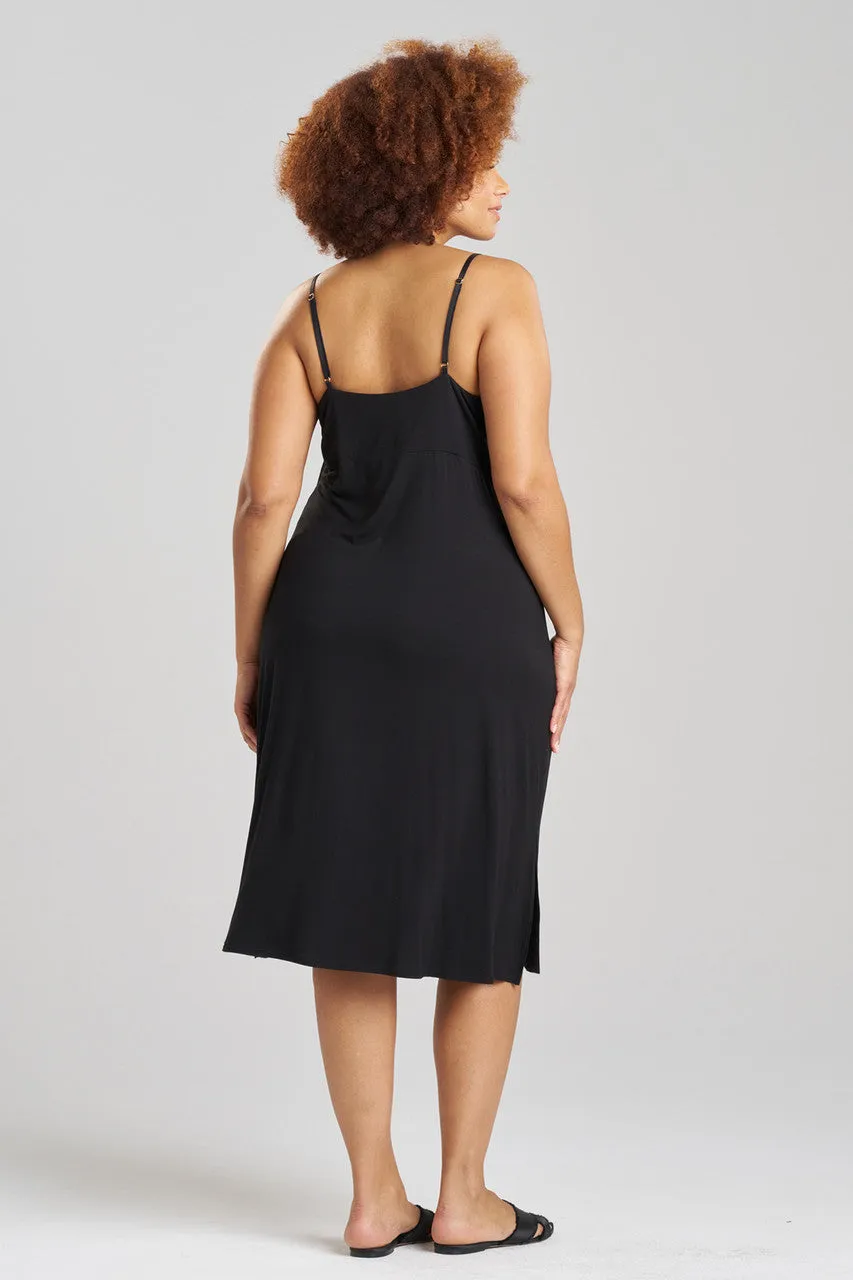 Feathers Essentials Lenzing™ Ecovero™ Viscose Lace Slip Dress sold by Natori product image thumbnail 4
