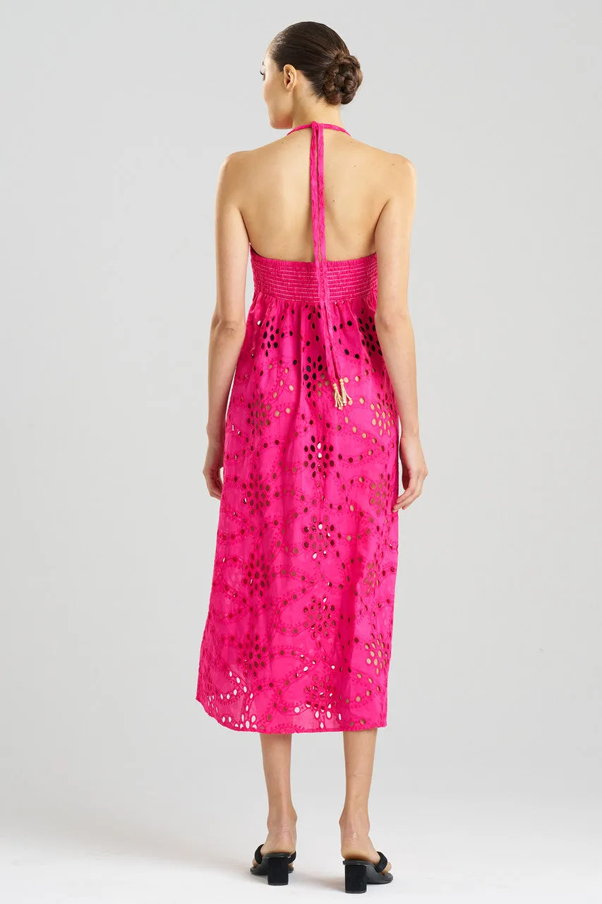 Cotton Eyelet Halter Dress sold by Natori product image thumbnail 3
