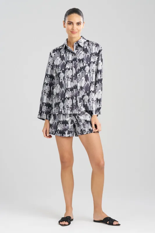 Dynasty Button Front Top sold by Natori