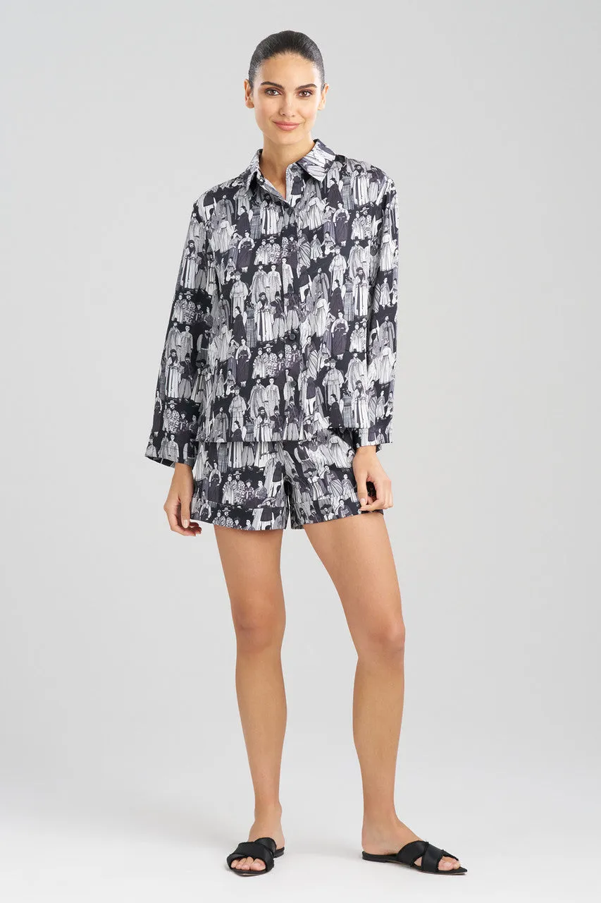 Dynasty Button Front Top sold by Natori