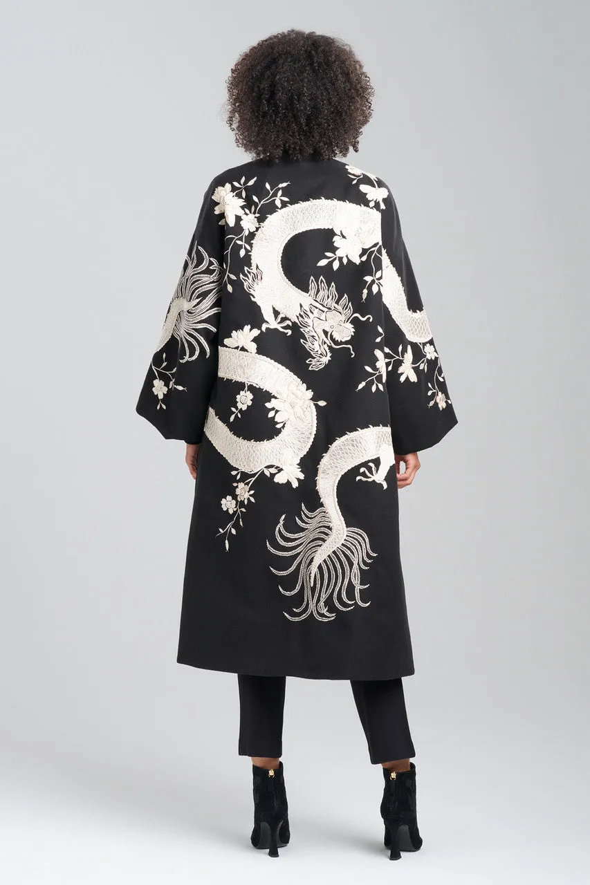 Couture Felt Embroidered Dragon Coat sold by Natori product image thumbnail 2