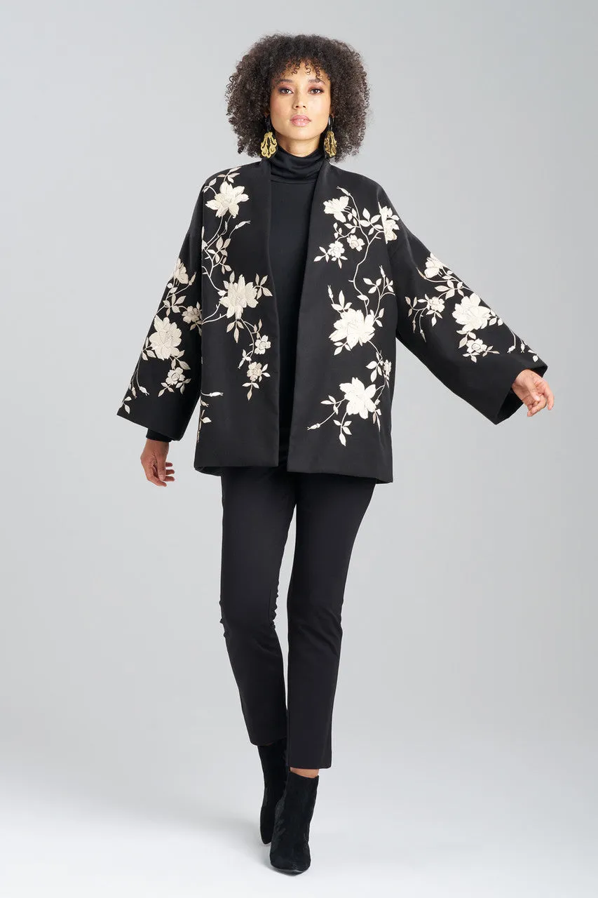 Couture Felt Embroidered Coat sold by Natori