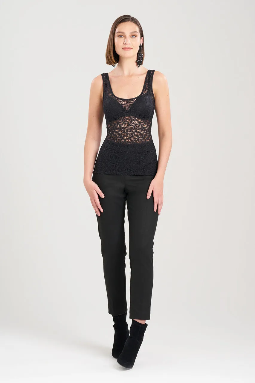 Stretch Scroll Lace Tank sold by Natori