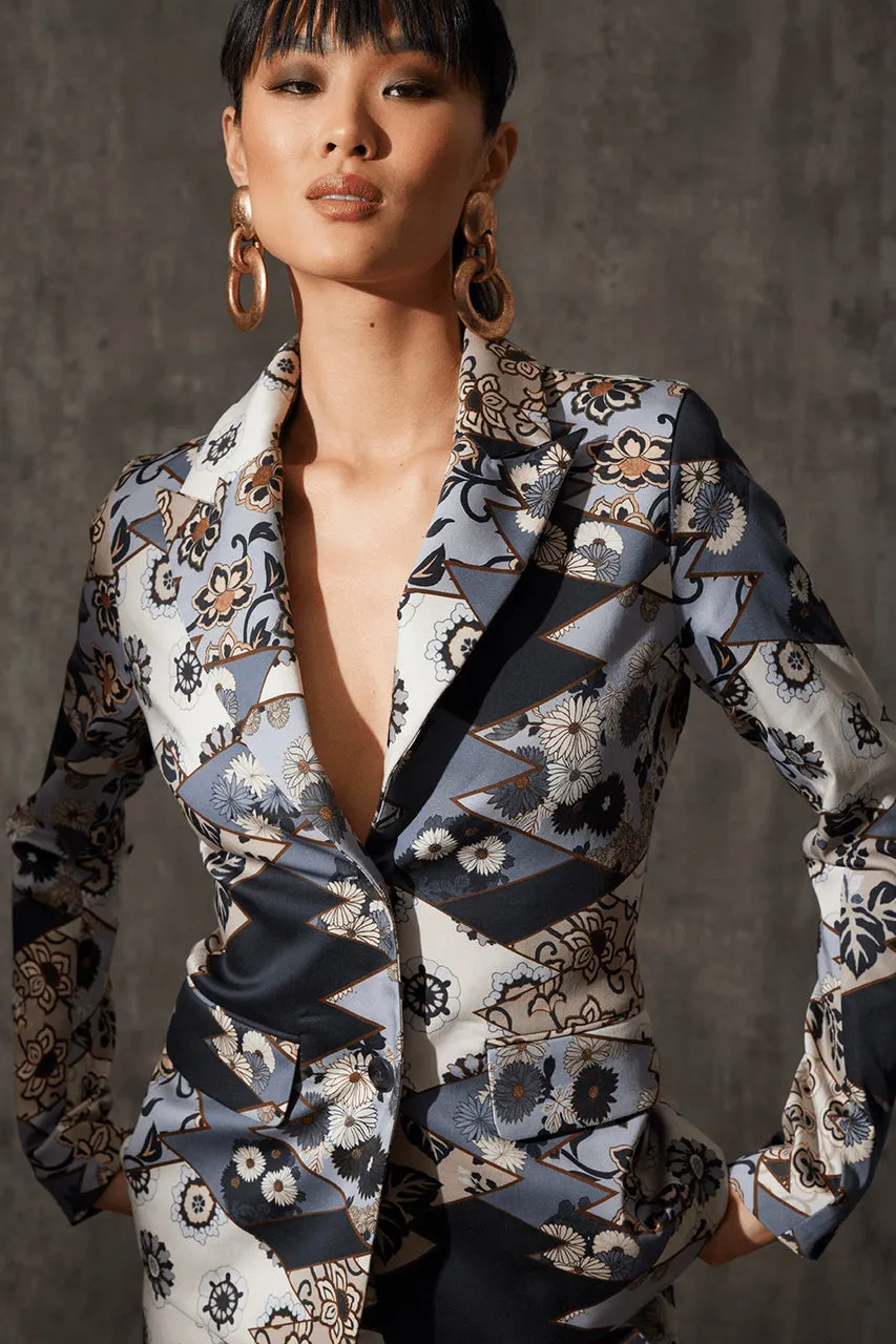 Patchwork Tailored Blazer sold by Natori product image thumbnail 3