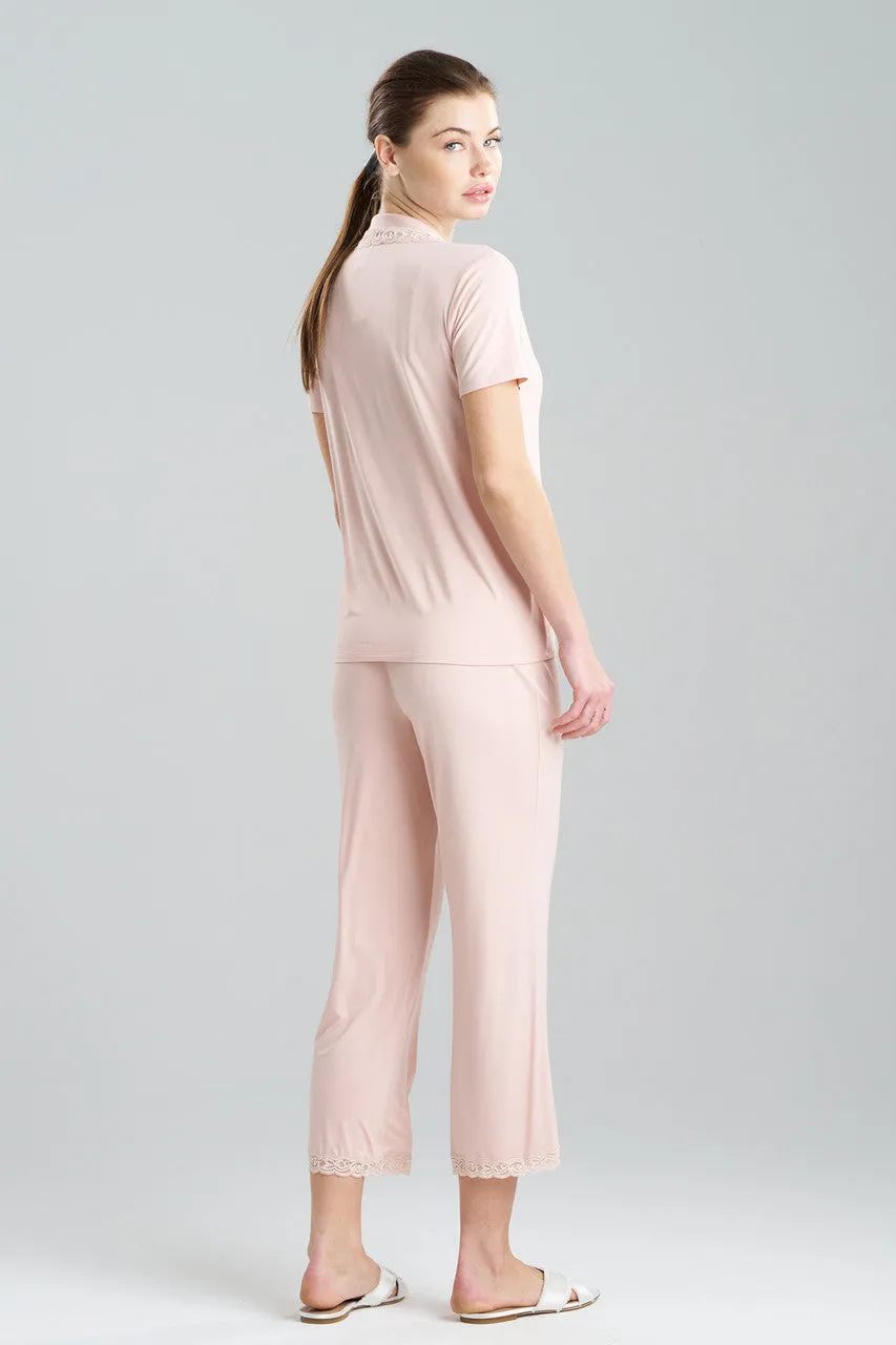 Feathers Essentials Lenzing™ Ecovero™ Viscose Lace Applique Trim PJ sold by Natori product image thumbnail 2