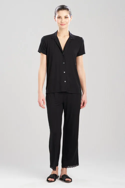 Feathers Essentials Lenzing™ Ecovero™ Viscose Lace Applique Trim PJ sold by Natori