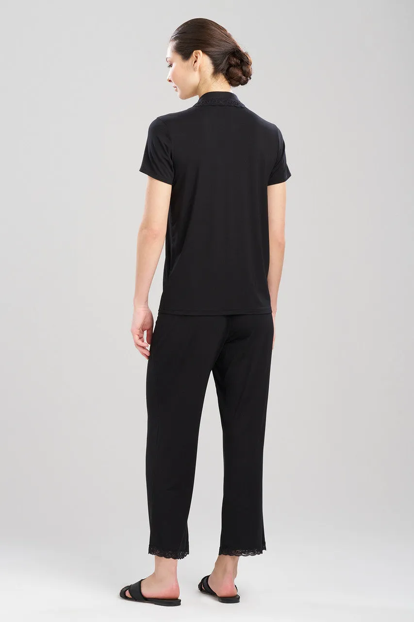 Feathers Essentials Lenzing™ Ecovero™ Viscose Lace Applique Trim PJ sold by Natori product image thumbnail 2