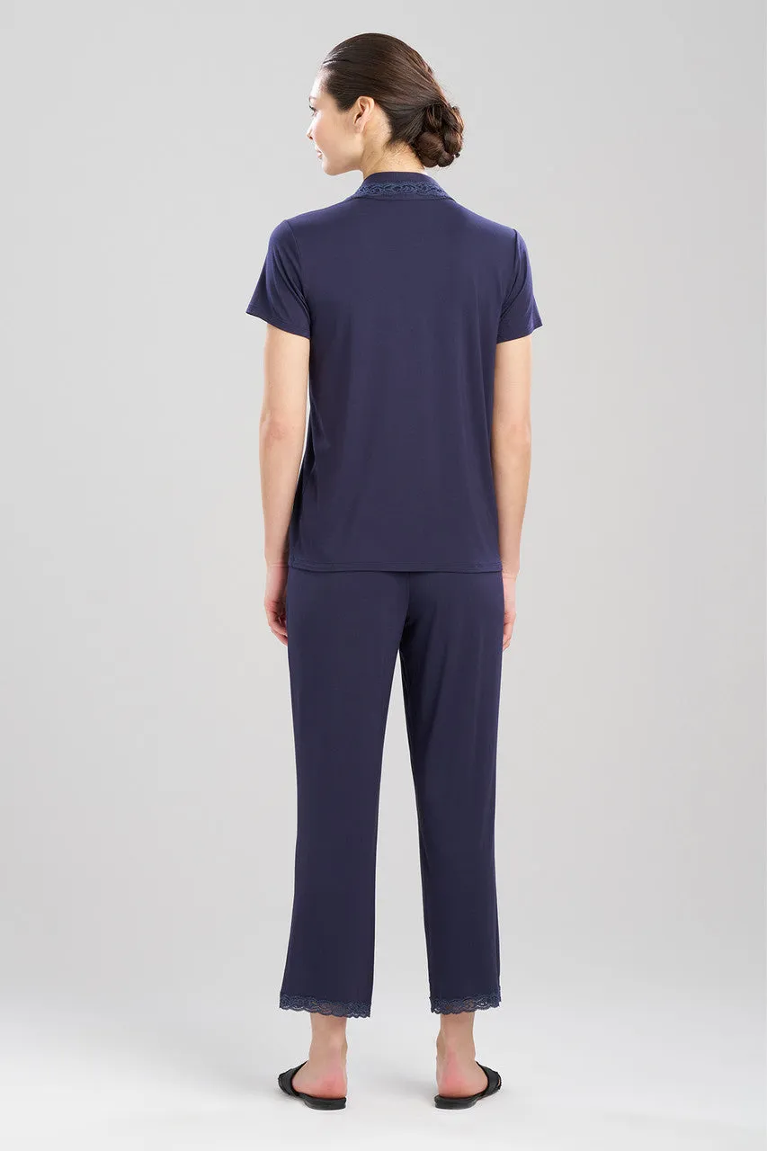 Feathers Essentials Lenzing™ Ecovero™ Viscose Lace Applique Trim PJ sold by Natori product image thumbnail 2