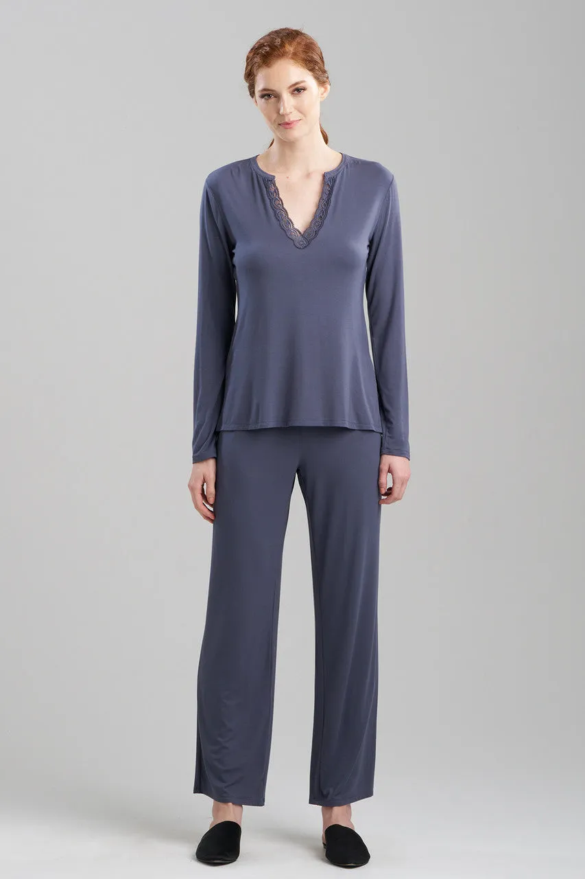 Feathers Essentials Lenzing™ Ecovero™ Viscose Lace Applique PJ sold by Natori