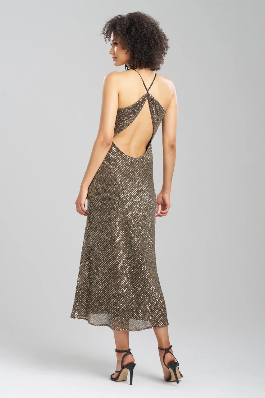 Couture All Over Sequins Open Back Slip Dress sold by Natori product image thumbnail 2