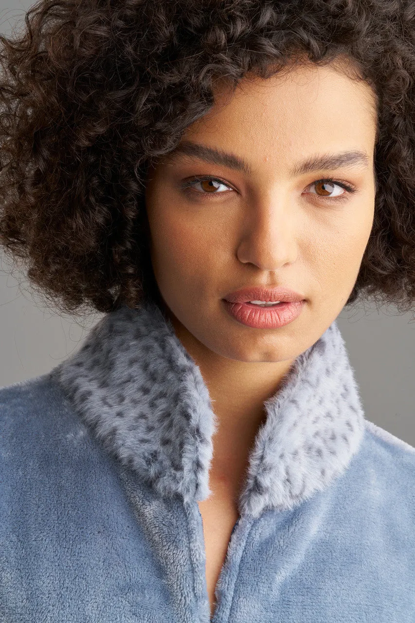 Plush Lynx Mandarin Zip Lounger sold by Natori product image thumbnail 4