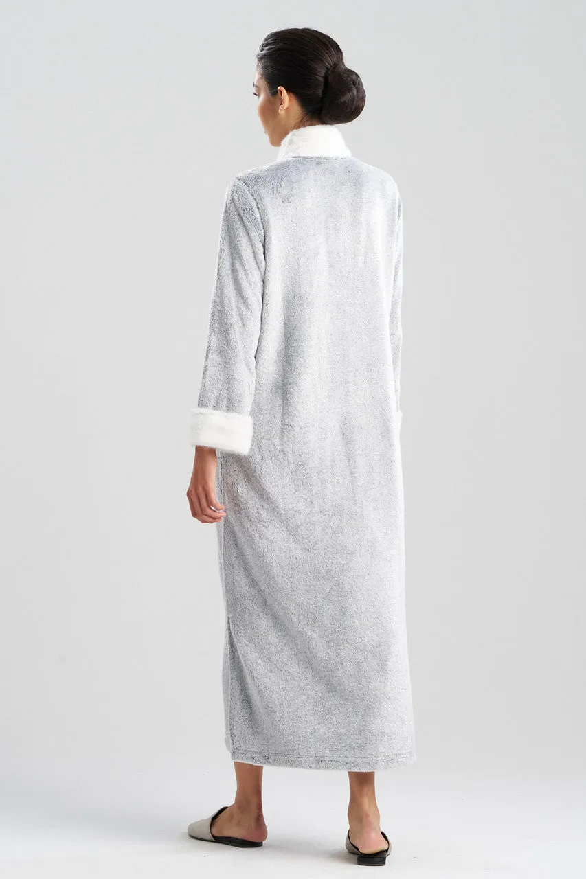 Frosted Cashmere Mandarin Zip Lounger sold by Natori product image thumbnail 2