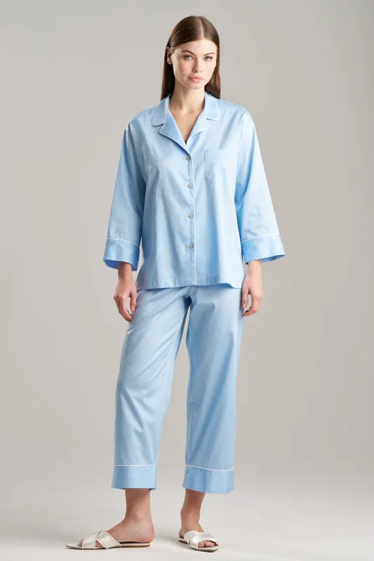 Cotton Sateen Essentials Notch PJ sold by Natori