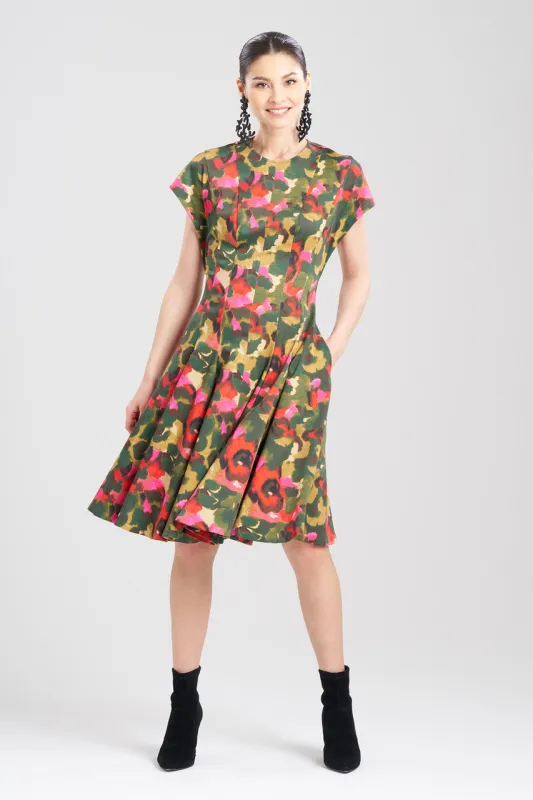 Floral Fit & Flare Pleated Dress sold by Natori
