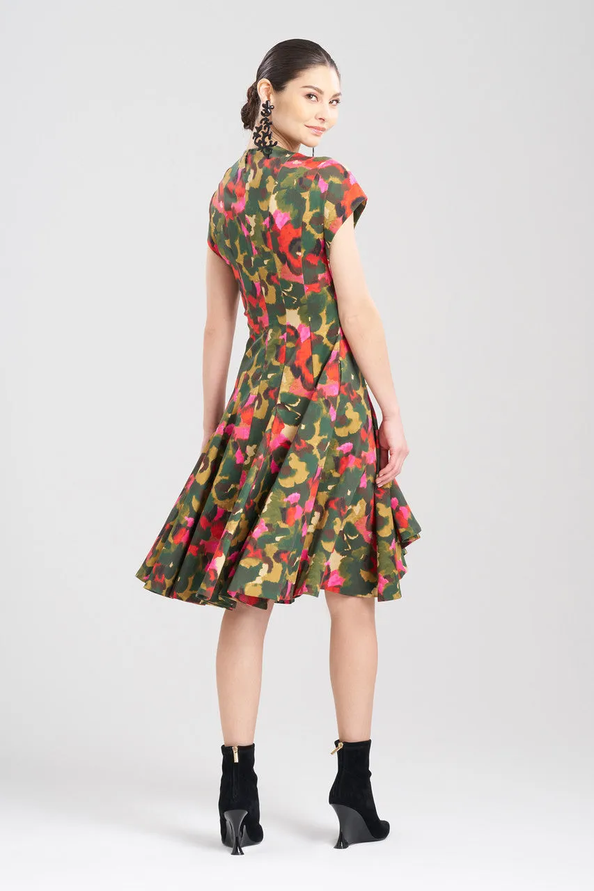 Floral Fit & Flare Pleated Dress sold by Natori product image thumbnail 2