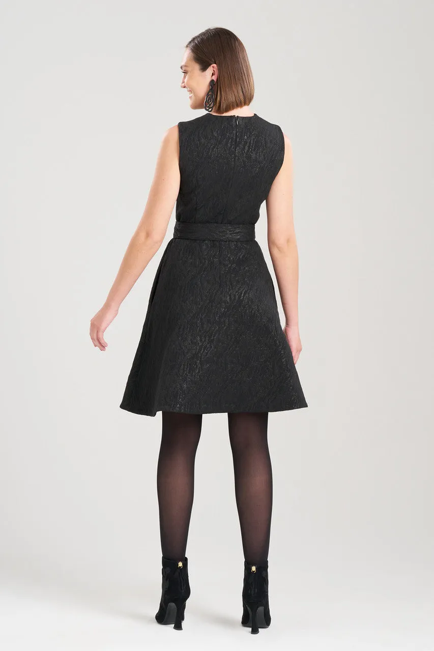 Metallic Jacquard Fit & Flare Dress sold by Natori product image thumbnail 2