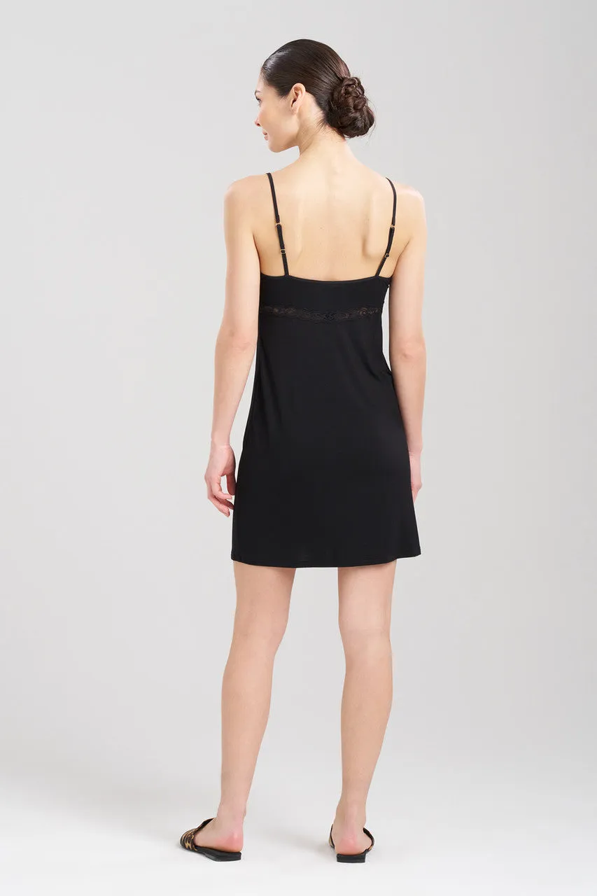 Feathers Essentials Lenzing™ Ecovero™ Viscose Lace Applique Chemise sold by Natori product image thumbnail 2