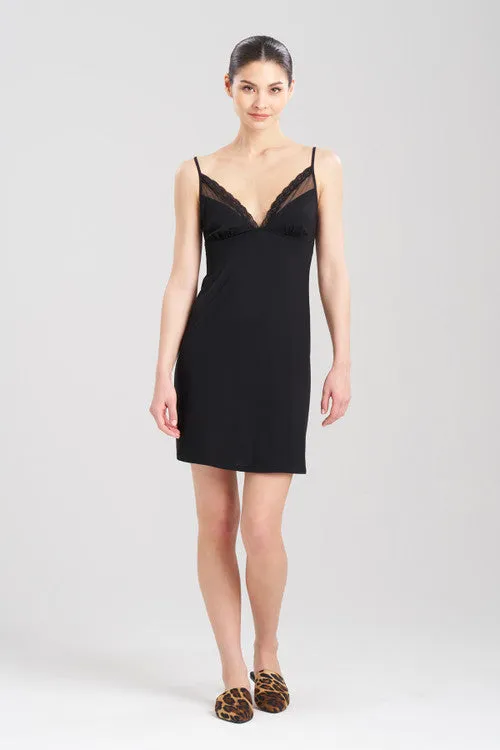Feathers Essentials Lenzing™ Ecovero™ Viscose Lace Applique Chemise sold by Natori