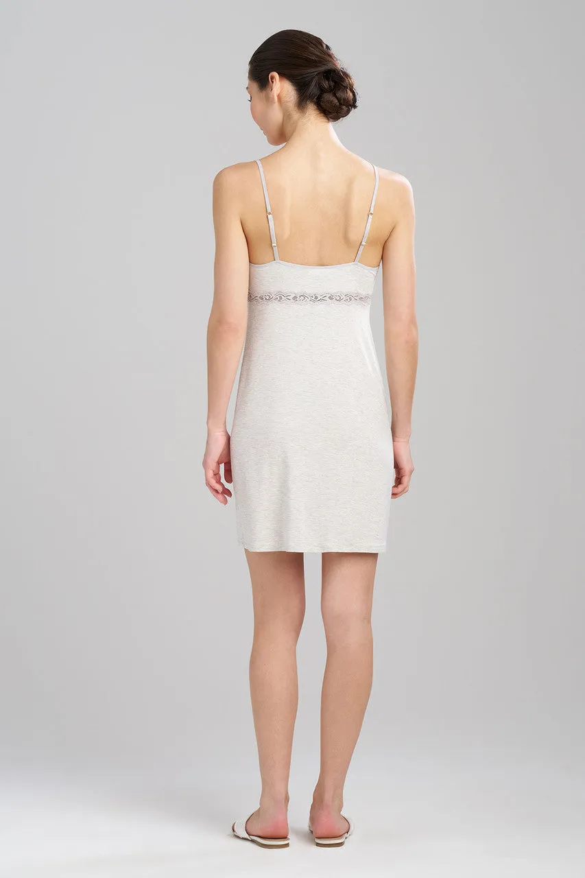 Feathers Essentials Lenzing™ Ecovero™ Viscose Lace Applique Chemise sold by Natori product image thumbnail 2