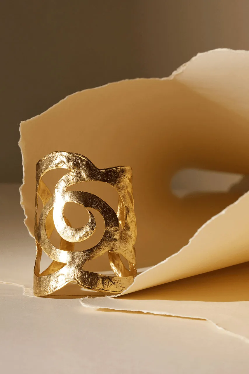 Gold Plated Scroll Cuff sold by Natori product image thumbnail 2